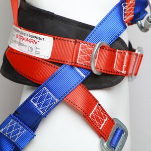 เข็มขัดนิรภัยแบบสายรัด 5 จุด แข็งแรงทนทาน พร้อมตะขอคู่ สำหรับปีนเขา ป้องกันการตกจากที่สูง เหมาะสำหรับกิจกรรมในป่า - Product Image 6