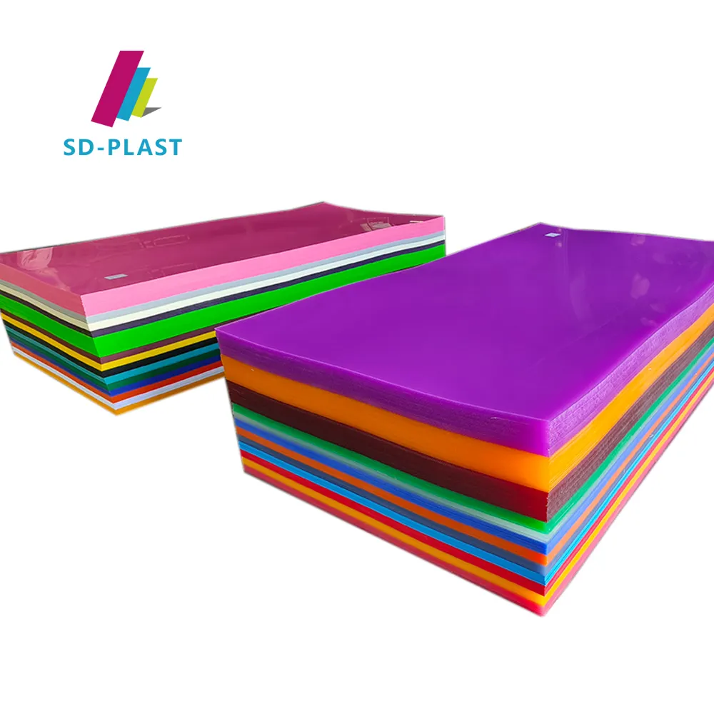 Customizable sun protection 4ftx8ft neon decorative acrylic sheets flexible acrylic sheet