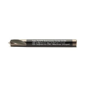 Foret de centrage en carbure solide Ttake Ta1079, 120 degrés, pour machines CNC, non revêtu - Product Image 2