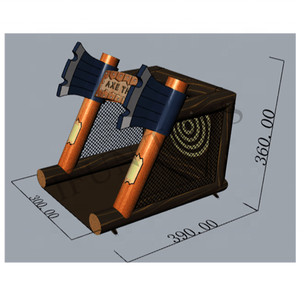 Tương Tác Inflatable Trận Axe Trò Chơi/Bay Inflatable Rìu Ném Thách Thức Lễ Hội Trò Chơi - Product Image 2