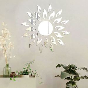 Pegatina de Pared con Espejo Solar, Pegatinas 3D para Fondo de TV, Decoración de Pared DIY, Calcomanías Decorativas, Mural Artístico, Decoración de Espejo para Dormitorio y Baño - Product Image 5