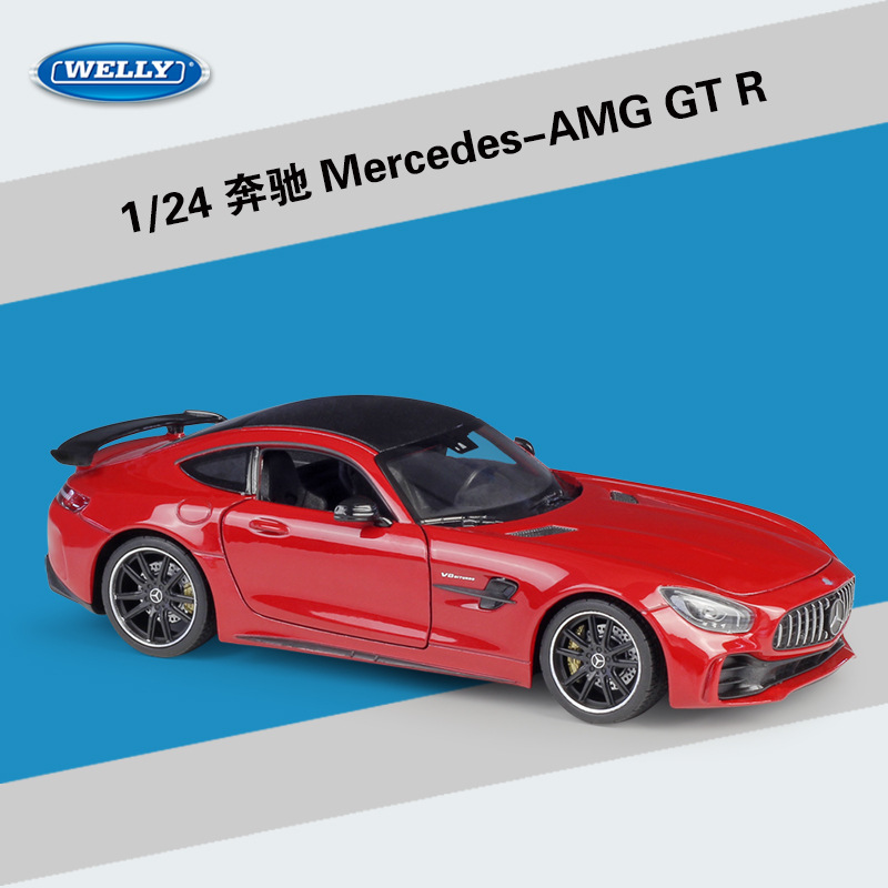 Mercedes amg gt r red