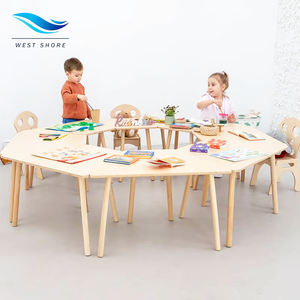 Table d'activités Montessori pour la maternelle, ensemble de sièges pour enfants, mobilier de salle de classe pour garderie et école maternelle, bureau d'apprentissage pour tout-petits, école préscolaire - Product Image 1