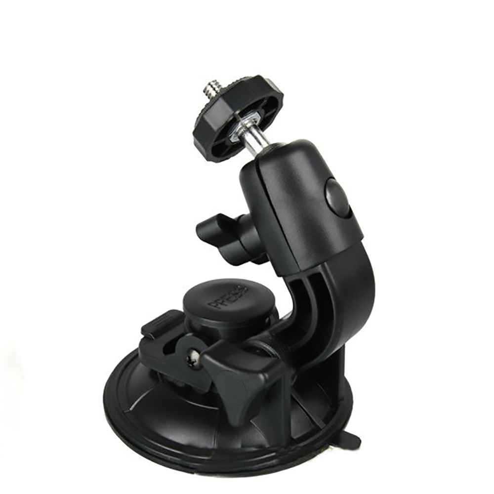 Universal 1/4" Thread Adapter Suction Cup Car Windshield Dash Cam Camera Mount Holder