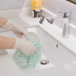 ถุงมือยางลาเท็กซ์แบบไม่มีแป้ง หนา 5 มิล ยาว 24 ซม. สำหรับงานกันน้ำ ปลายนิ้วเรียบ ขอบตัดเรียบ ใช้งานทั่วไป - Product Image 3