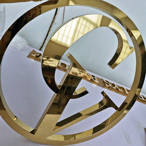 Lettere Personalizzate 3D in Ottone Dorato <span class=keywords><strong>per</strong></span> Insegne Esterne di <span class=keywords><strong>Negozi</strong></span> - Product Image 5