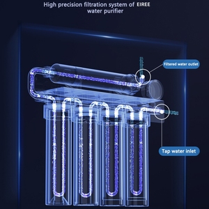 Eiree meilleur prix cuisine filtres à <span class=keywords><strong>eau</strong></span> <span class=keywords><strong>potable</strong></span> purificateur <span class=keywords><strong>filtre</strong></span> à <span class=keywords><strong>eau</strong></span> en acier inoxydable 6 étapes UF purificateur <span class=keywords><strong>d</strong></span>'<span class=keywords><strong>eau</strong></span> avec lumière uv - Product Image 5