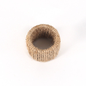 Porte-serviettes créatifs simples faits à la main nouveaux anneaux <span class=keywords><strong>de</strong></span> <span class=keywords><strong>serviette</strong></span> tissés en corde <span class=keywords><strong>de</strong></span> chanvre pour les fêtes en <span class=keywords><strong>bois</strong></span> <span class=keywords><strong>de</strong></span> bambou <span class=keywords><strong>de</strong></span> salle à manger occidentale d'hôtel stockés - Product Image 5