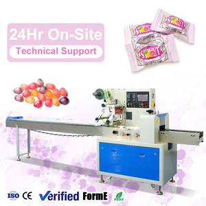 Máquina Automática de Envasado Flow Pack para Granos de Chocolate, Alta Velocidad, para Línea de Envasado de Dulces, Bocadillos y Alimentos - Product Image 1