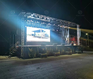 <span class=keywords><strong>Camion</strong></span> Scène de Concert <span class=keywords><strong>Podium</strong></span> HUAYUAN S455 avec Éclairage et Sonorisation pour Événement en Plein Air - Product Image 5