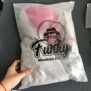 Vật liệu có thể tái chế + Vật liệu phân hủy sinh học làm túi dây kéo mờ, túi đóng gói hàng may mặc - Product Image 5