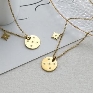 Collar de Estrella de Acero Inoxidable Personalizado al por Mayor 2024, a la Moda, Resistente al Deslustre y al Agua - Product Image 3
