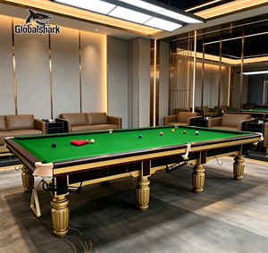 Mesa de Snooker Nueva de Madera Maciza Marca NKG, Estándar Internacional, Estilo Villa, Billar Inglés para Adultos - Product Image 1