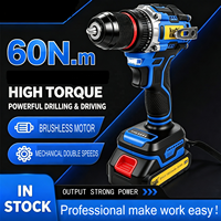 Taladro Inalámbrico KBL-2110-60B de Alto Torque 21V, Atornillador Inalámbrico, Taladro Industrial para Perforar Metal y Madera