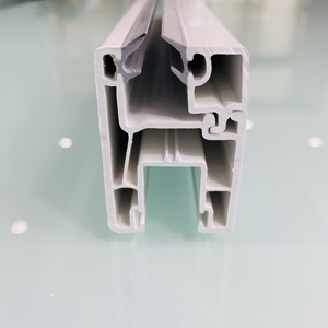 2 Track 3 2.5Mm Nhựa Upvc Cửa Sổ Profile Trượt Trắng Ép Đùn Co-ép Đùn Chì Miễn Phí Bền Tốt Cách Nhiệt Chất Lượng - Product Image 4