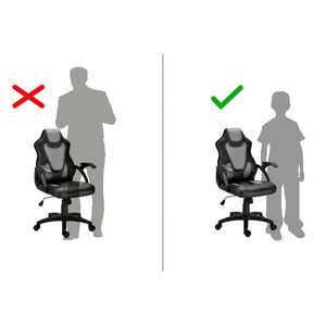 하이 퀄리티 게이머 의자 인체 공학적 컴퓨터 게임 의자 어린이를위한 공부 의자 - Product Image 5