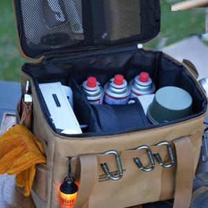 Sac de rangement tactique pliant extérieur de grande capacité Fermeture Velcro fermeture EDC Toile durable unisexe pour pique-nique Camping - Product Image 2