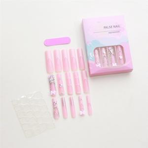 Lime à ongles de commerce extérieur pour manucure, style européen et américain, avec strass effet arc et diamant, pour ongles longs et effet armure, modèle à succès international - Product Image 2