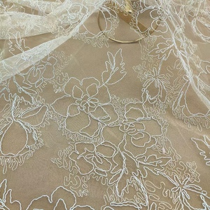 Nouvelle dentelle en tissu double face, dentelle guipure, broderie, utilisée pour les robes longues pour femmes, dentelle de mariage, accessoires de robe de soirée - Product Image 5
