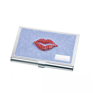 新款时尚产品闪光可爱装饰女性卡护理铝名片夹 - Product Image 1