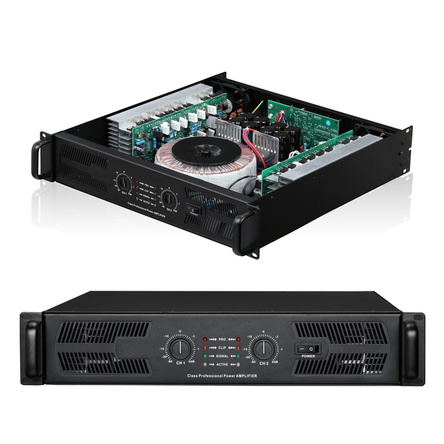 SONO K2.6 Class H  2*600W Professional Power Amplifier 2 Channel Stage Performance Class H Pure Post Professional Amplifier