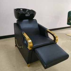 Fauteuil de lavage professionnel pour salon de coiffure avec bac intégré - Product Image 4