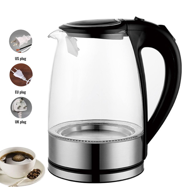 Hotel Electric Kettle Stainless Steel with Cordless Base and Auto Shut-Off, Fast Boiling Water Kettle for Hotel Room Guestroom