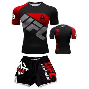 <span class=keywords><strong>เสื้อ</strong></span>รัดรูปสำหรับชก<span class=keywords><strong>มวย</strong></span> MMA สำหรับผู้ชายผู้หญิงและผู้ชาย<span class=keywords><strong>เสื้อ</strong></span>เล่นกีฬาศิลปะการต่อสู้แห้งไว - Product Image 6