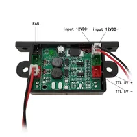 Enfocable 150mW 650nm 655nm 660nm Diodo de módulo láser rojo con 12V TTL