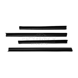Good Craft decoración de coche ABS fibra de carbono 4 piezas faldones laterales de parachoques lateral de coche para VW <span class=keywords><strong>T6</strong></span> <span class=keywords><strong>Multivan</strong></span> 2015 2016 <span class=keywords><strong>2017</strong></span> 2018 2019 + - Product Image 2