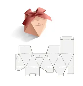 Tasarım rekabetçi fiyat hediye şerit baskı düğün sevgililer noel günü hediye kutusu