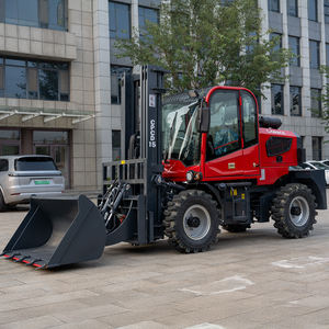 4x4 todoterreno Almacén Carretilla elevadora diésel 3ton 3.5ton 5 Ton 4WD Granja Mini carretilla elevadora Precio China Todo terreno Carretilla elevadora Proveedor - Product Image 2