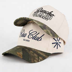 Cappello da Baseball con ricamo 3d verde di alta qualità Casual sublimazione stampa personalizzata vero albero mimetico cappellino da Baseball - Product Image 2
