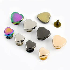 Meetee khóa trang trí hình vuông hợp kim ky621 8/10/12/14mm khóa hình trái tim hình xô đinh tán phụ kiện phần cứng hành <span class=keywords><strong>l</strong></span>ý Khóa Đinh tán - Product Image 5