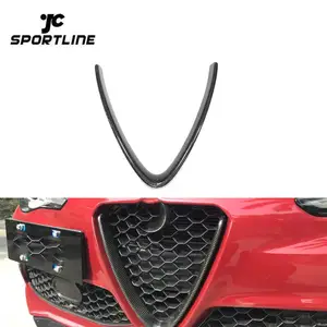 Carbon-Frontgrill-Gitter rahmen abdeckung für Alfa Romeo Giulia Base Limousine 2015-2018