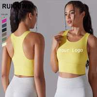 RUIQUWIN <strong>Best</strong> <strong>Sellers</strong> Women High Impact Sports Fitness Yoga Bra Top Vest Ladies Active Gym Wear Sport Bra Top