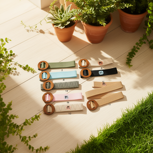 Cintura in PP con fibbia rotonda da 5 cm per donna, accessorio moda per la vita. - Product Image 3