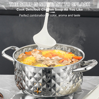 Produk Baru 8pcs Set Peralatan Masak Dapur Anti Lengket Gaya Modern dari Baja Tahan Karat dengan Tutup Kaca