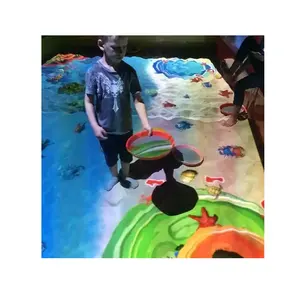 Büyük boy hızlı cevap verir interaktif duvar/zemin projeksiyon çocuk oyunu