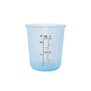 <b>Measuring</b> <b>Cups</b> <b>Set</b> Silicone Rubber 3 Piece With Dual Scale For Kitchen Use - Product Image 4