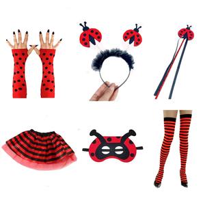 PESENAR coccinella Costume <span class=keywords><strong>da</strong></span> signora insetto costumi per donne costumi di Halloween per bambino Costume coccinella <span class=keywords><strong>vestito</strong></span> coccinella - Product Image 3