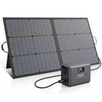 Meilleure vente de l'usine : Panneau solaire portable et pliable, chargeur solaire d'urgence étanche pour l'extérieur (stock US disponible)