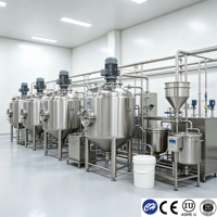 Tanque de Almacenamiento de Líquidos de Acero Inoxidable de Grado Alimenticio de 3000L con Mezclador, Control de Temperatura y Sistema Expandible para Procesamiento de Alimentos