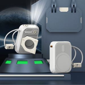 Mini Banco de Energía Magnético de 10000 mAh con Cable Integrado, Carga Rápida, Batería Portátil Compacta, Regalo, Logotipo Personalizado, Tipo-C, Polímero de Litio - Product Image 3