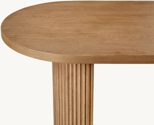 Muebles de interior modernos Mesa de comedor Muebles Artesanía Mesa de comedor de madera de lujo