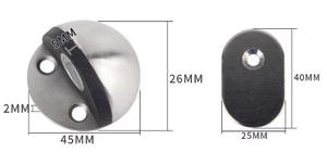 Butée de <span class=keywords><strong>porte</strong></span> moderne en acier inoxydable Condibe pour la maison - Product Image 2