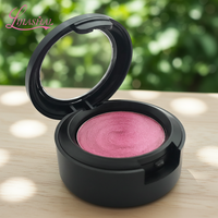 Fard à joues crème végétalien personnalisé 2026 avec logo, haute pigmentation, poudre minérale pour le visage, format échantillon marque privée