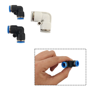 Reductor en Y de tres vías PW8-6 10-8 de plástico azul, cabezal de acoplamiento rápido para bomba de aire y tubo de aire - Product Image 2