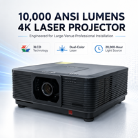 Projecteur laser 3LCD bicolore 10 000 lumens ANSI avec entrée 4K 60Hz pour installation en grandes salles