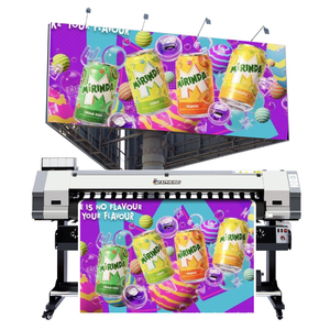 1.6m xp600/i3200 đầu Vinyl Sticker Poster bạt Cmyk máy in dung môi sinh thái để bán - Product Image 3
